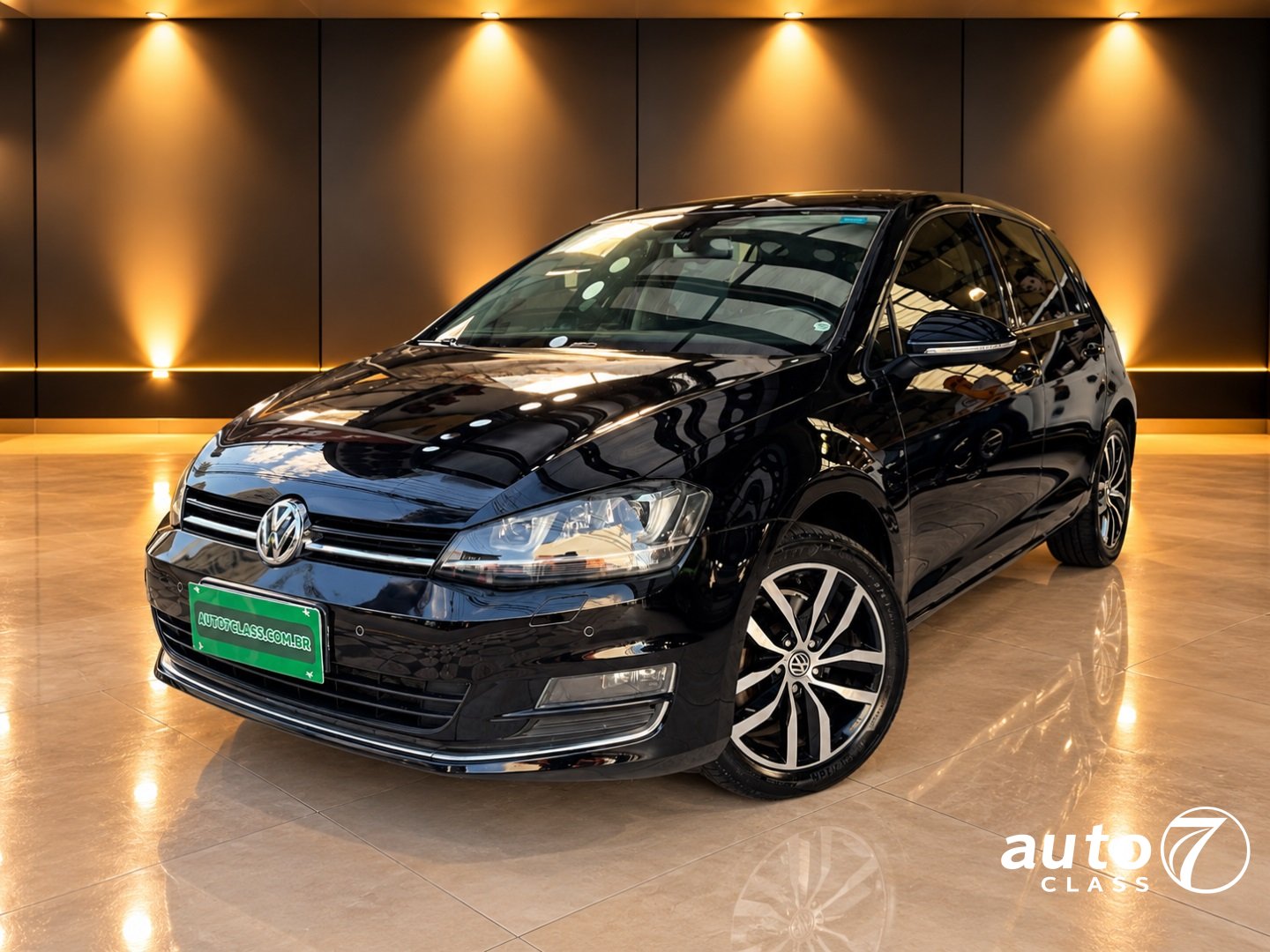 VOLKSWAGEN GOLF 1.4 TSI HIGHLINE 16V GASOLINA 4P AUTOMÁTICO Preto - Auto7 Class